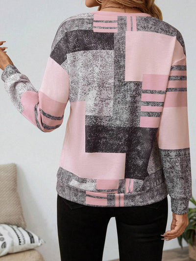 Aria | Abstract Zip Pullover