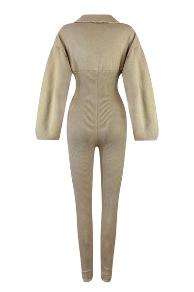 Baddie | Mineral Washed Corset Jumpsuit