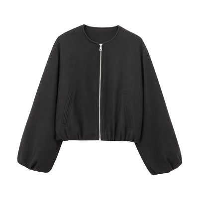 ARMINDA™ – Casual Balloon Sleeve Jacket