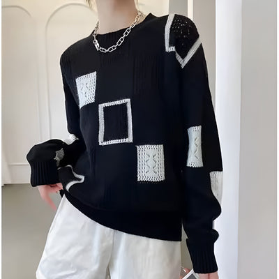 Audrey | Modern Patchwork Knit