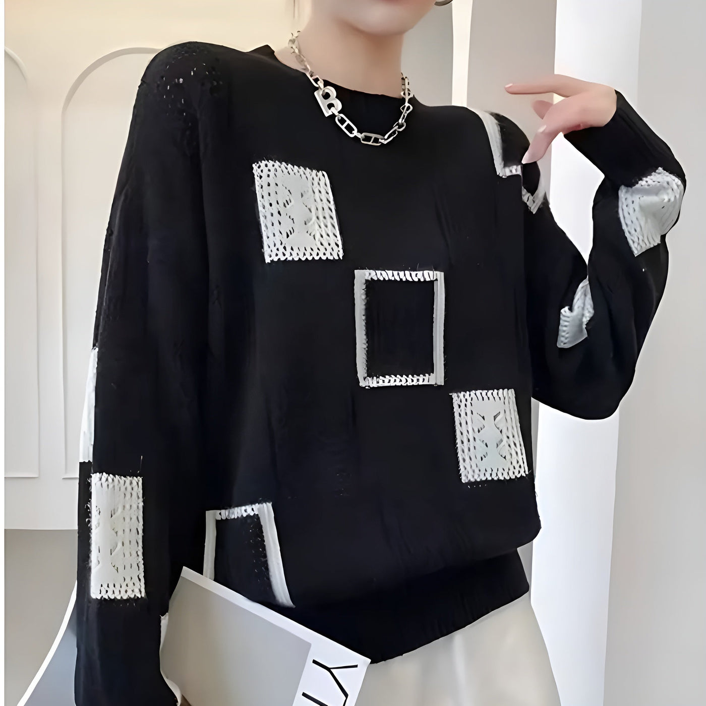 Audrey | Modern Patchwork Knit